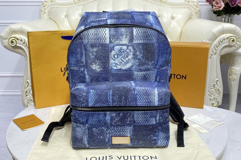 Louis Vuitton N50060 LV Discovery backpack in Damier Salt canvas