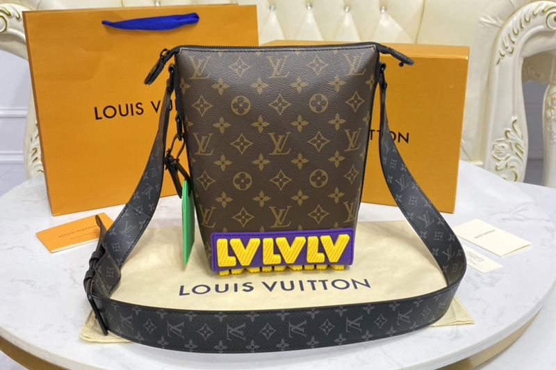 Louis Vuitton M57966 LV Cruiser Messenger Bag in Monogram coated canvas
