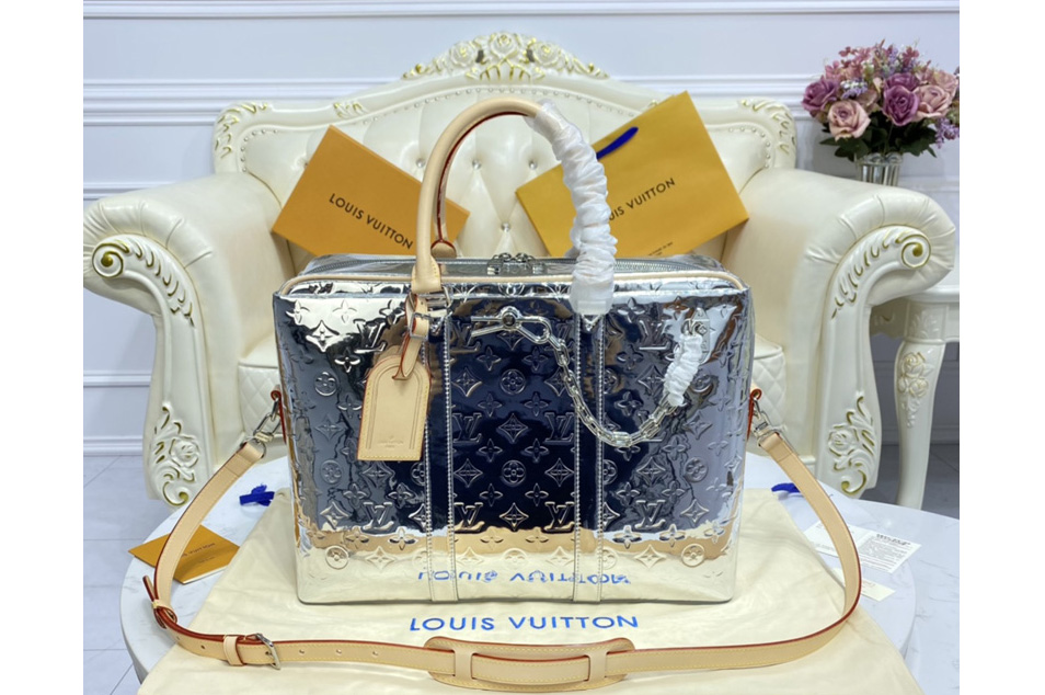 Louis Vuitton M58755 LV Neo Porte Documents Voyage Bag in Monogram Mirror coated canvas