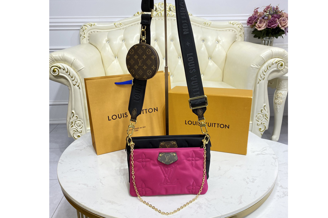 Louis Vuitton M58980 LV Maxi Multi Pochette Accessoires handbag in eco-responsible Econyl regenerated nylon
