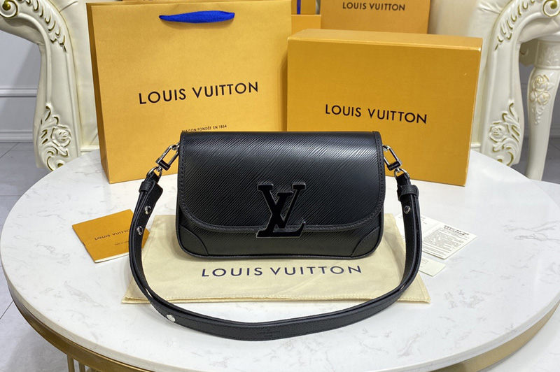 Louis Vuitton M59386 LV Buci crossbody Bag in Black Epi leather