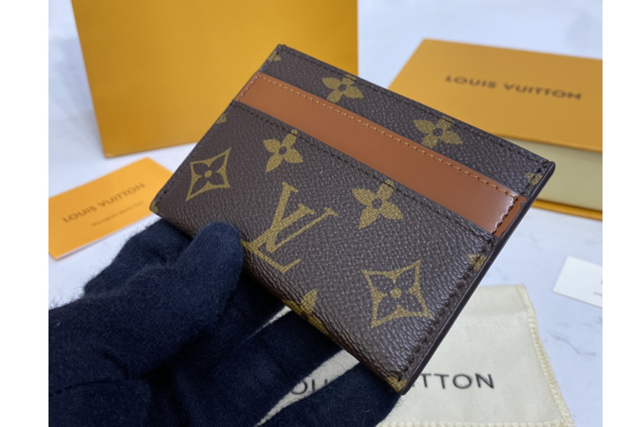 Louis Vuitton M62170 LV double card holder in Monogram Canvas