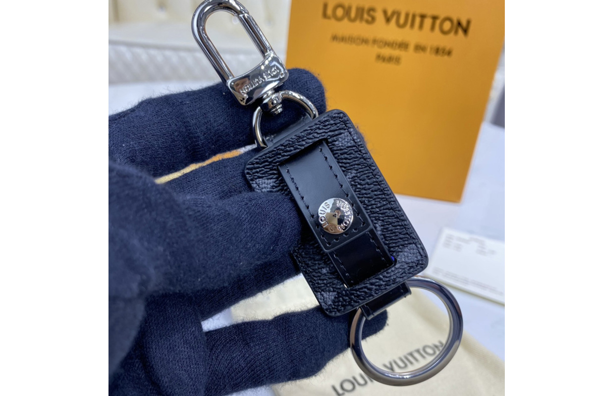 Louis Vuitton M69480 LV Monogram Reverse key holder and bag charm in Monogram Eclipse Canvas