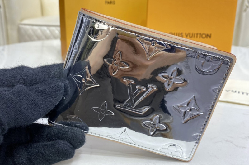 Louis Vuitton M80805 LV Slender Wallet in Monogram Mirror coated canvas