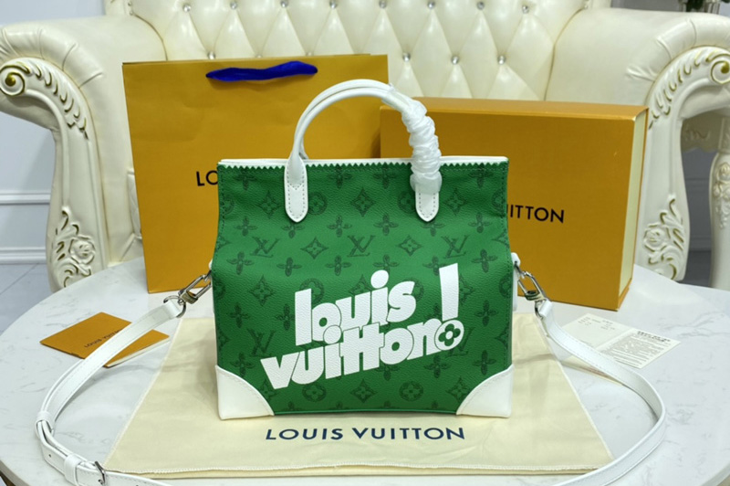 Louis Vuitton M80815 LV Litter Bag in Green Vintage Monogram canvas