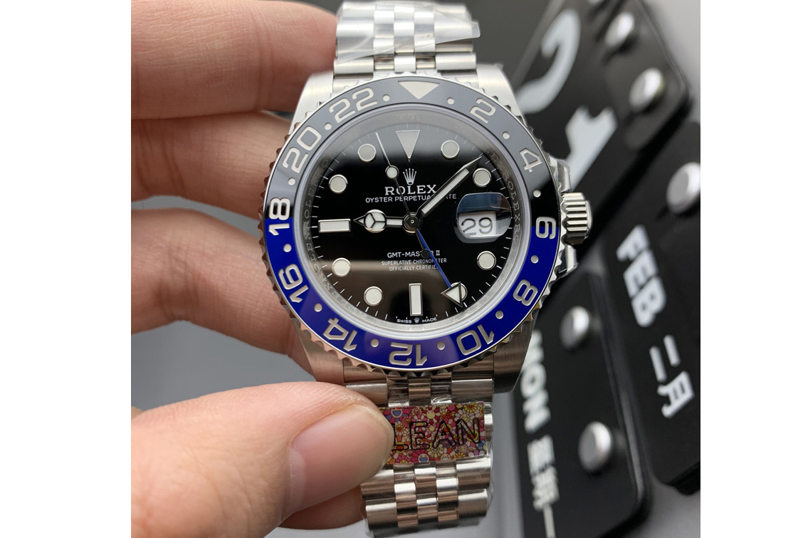 Rolex GMT Master II 126710 BLNR 904L SS Clean Factory 1:1 Best Edition on Jubilee Bracelet VR3186 CHS