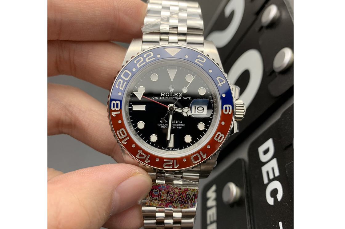 Rolex GMT Master II 126710 BLRO 904L SS Clean Factory 1:1 Best Edition on Oyster Bracelet VR3285 CHS