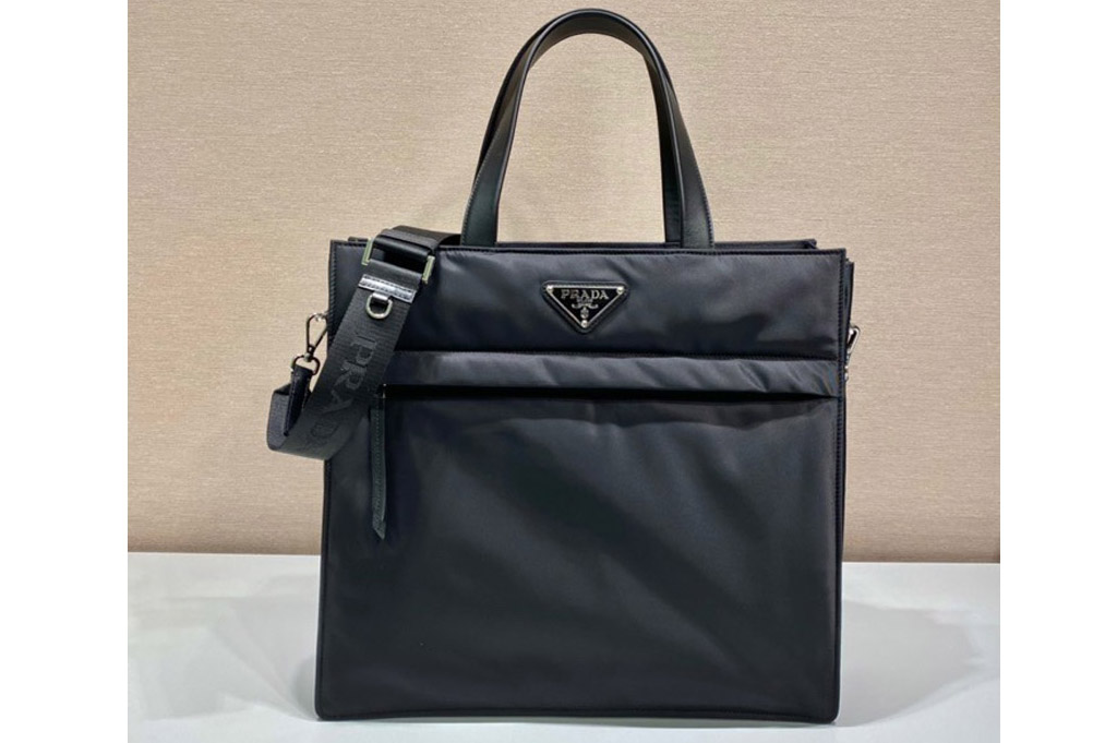 Prada 2VG076 Re-Nylon tote bag in Black Nylon