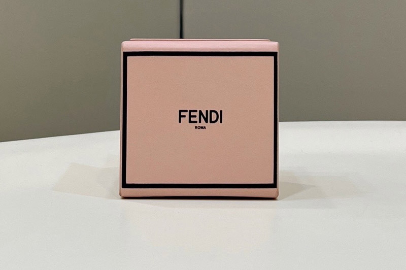 Fendi 7AR917 Mini box type Key Case accessories key charm Bag Charm in Pink Leather