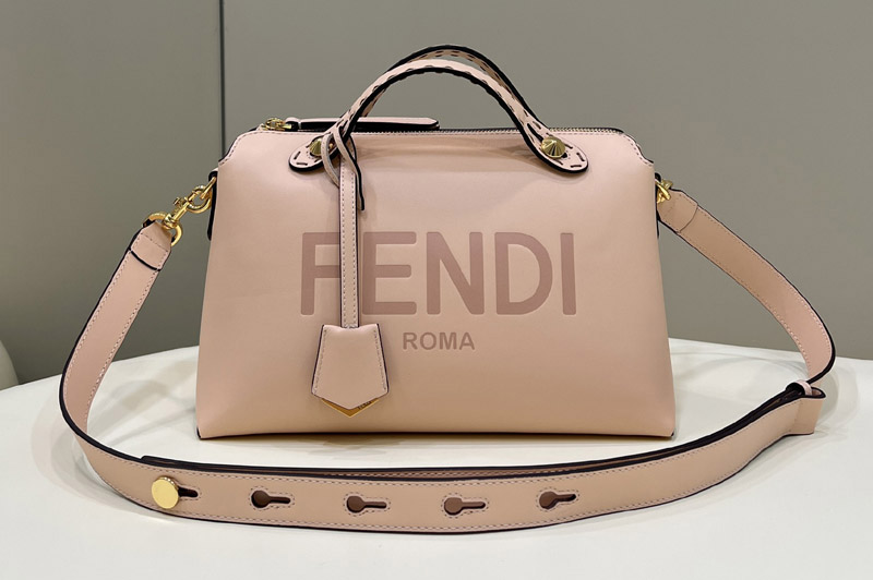 Fendi 8BL145 By The Way Mini small Boston bag in Pink leather