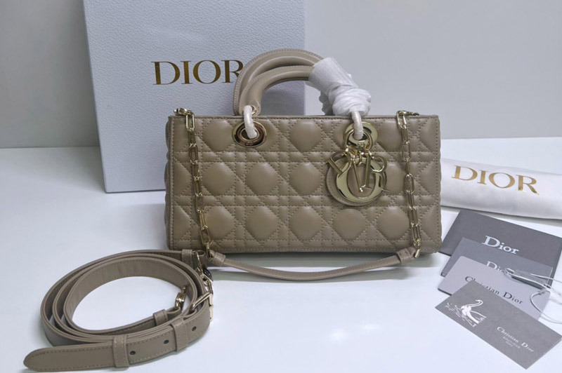 Christian Dior M0540 Lady D-Joy bag in Khaki Cannage Lambskin