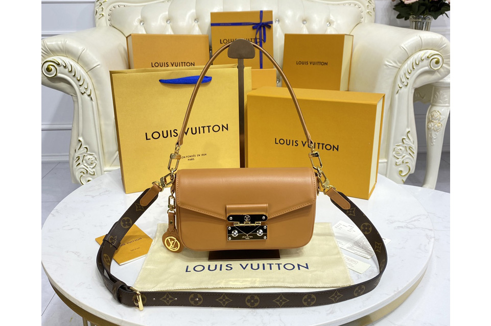 Louis Vuitton M20396 LV Swing handbag in Brown Calfskin leather