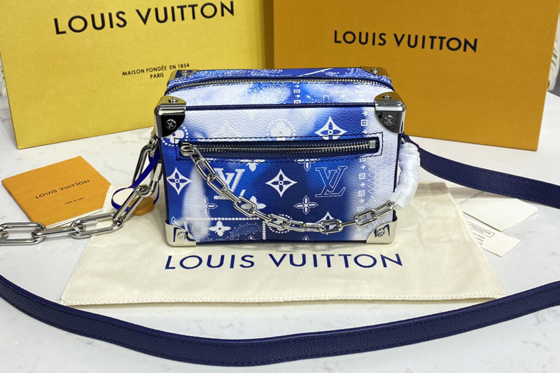 Louis Vuitton M20557 LV Mini Soft Trunk Bag in Monogram Bandana leather