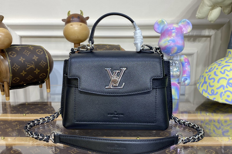 Louis Vuitton M20997 LV Lockme Ever Mini handbag in Black Grained calf leather