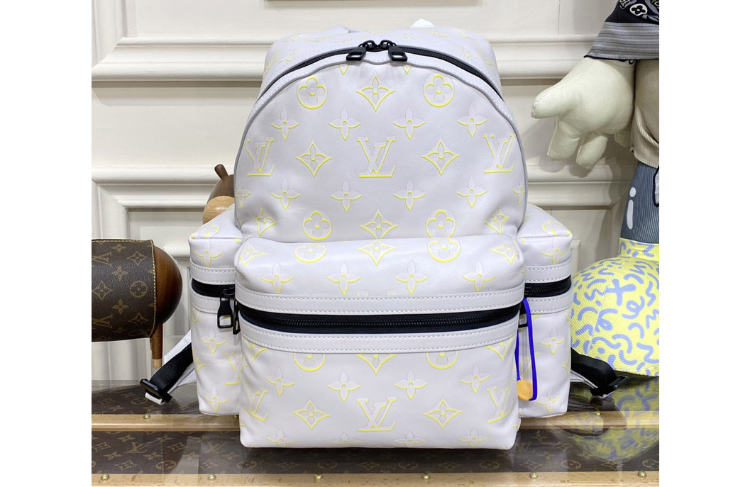 Louis Vuitton M21826 LV Backpack in White Monogram Coated canvas