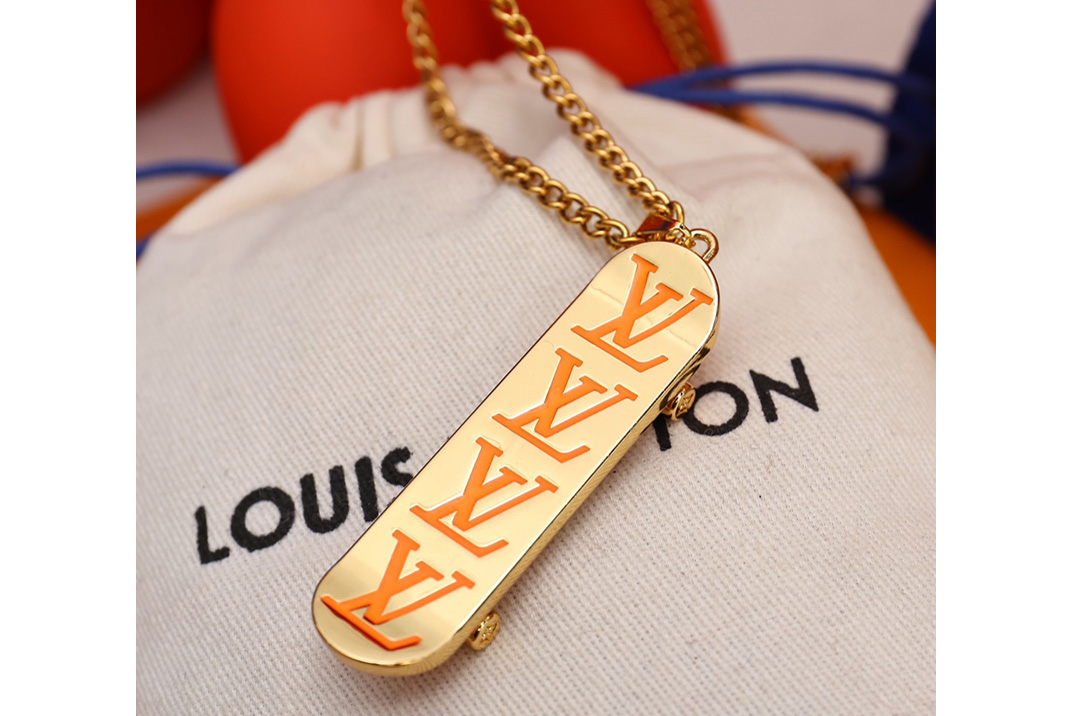 Louis Vuitton MP3276 LV LV Skateboard Pendant on Orange