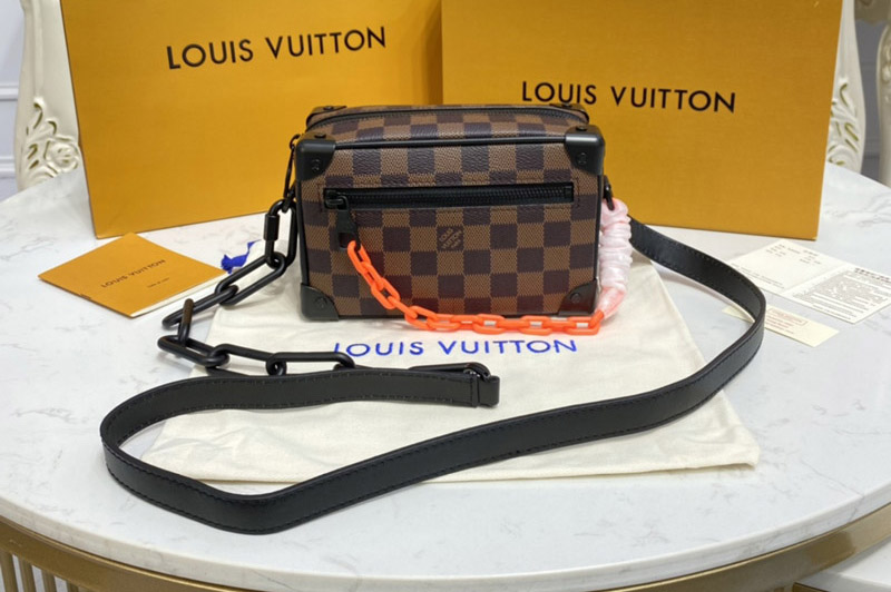 Louis Vuitton M44735 LV Mini Soft Trunk bag in Damier Ebene Canvas