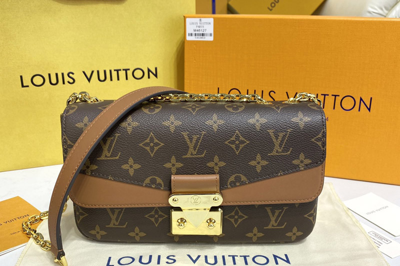 Louis Vuitton M46127 LV Marceau chain handbag in Monogram Canvas