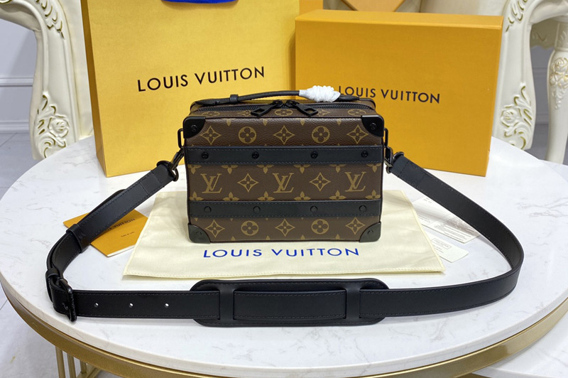 Louis Vuitton M45935 LV Handle Soft Trunk Bag in Monogram Macassar coated canvas