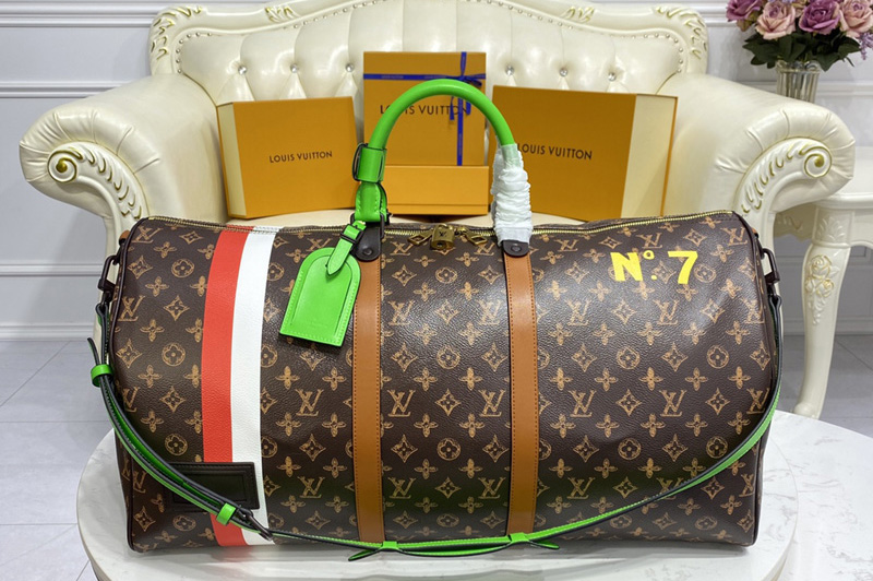 Louis Vuitton M59661 LV Keepall 55 Travel Bag in Monogram canvas