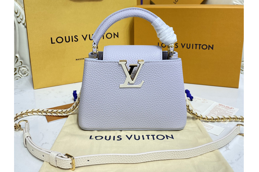 Louis Vuitton M59928 LV Capucines Mini handbag in Taurillon leather