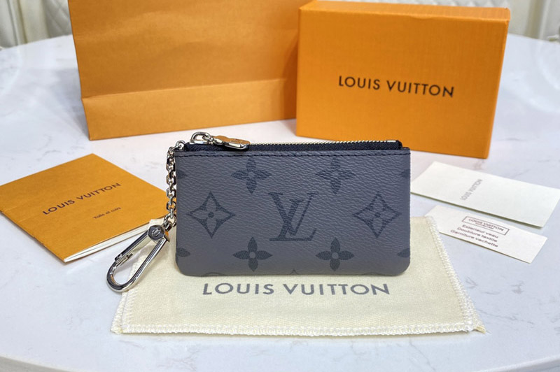 Louis Vuitton M80905 LV Key Pouch in Monogram Eclipse canvas