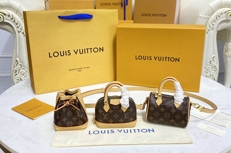 Louis Vuitton M81081 LV Trio Mini Icones Bag in Monogram Canvas