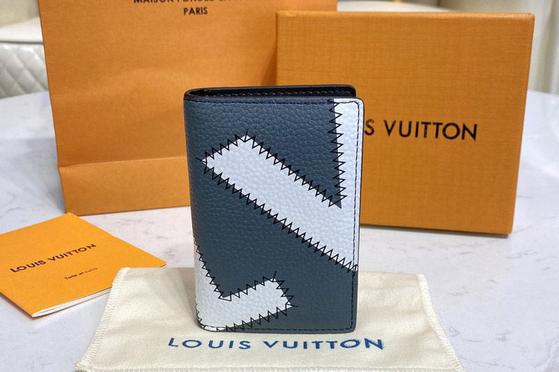 Louis Vuitton M81470 LV Pocket Organizer wallet in Taurillon leather