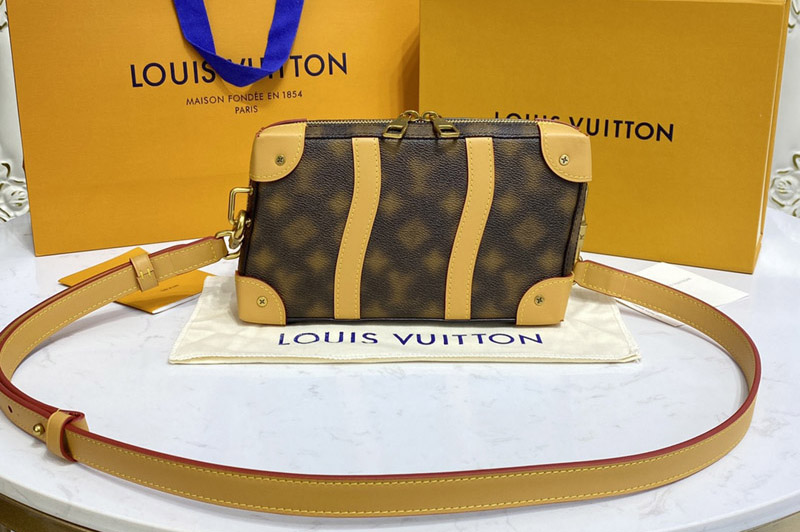 Louis Vuitton M81580 LV Soft Trunk wearable wallet in Blurry Monogram canvas