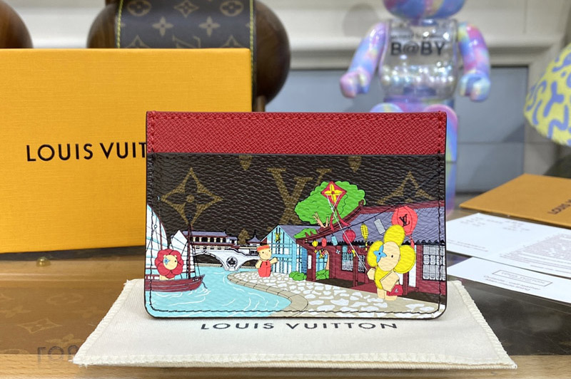 Louis Vuitton M81966 LV Card Holder in Monogram canvas
