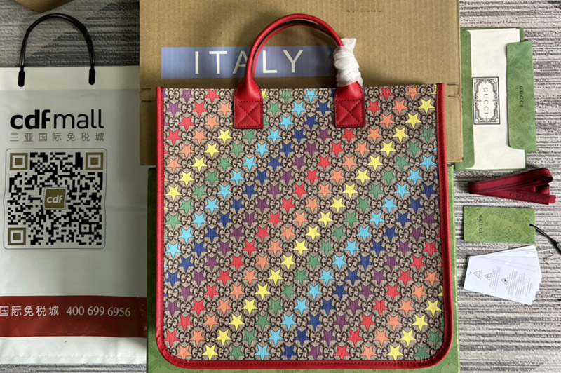 Gucci 550763 Gucci Children's Tote Bag in Multicolor Star