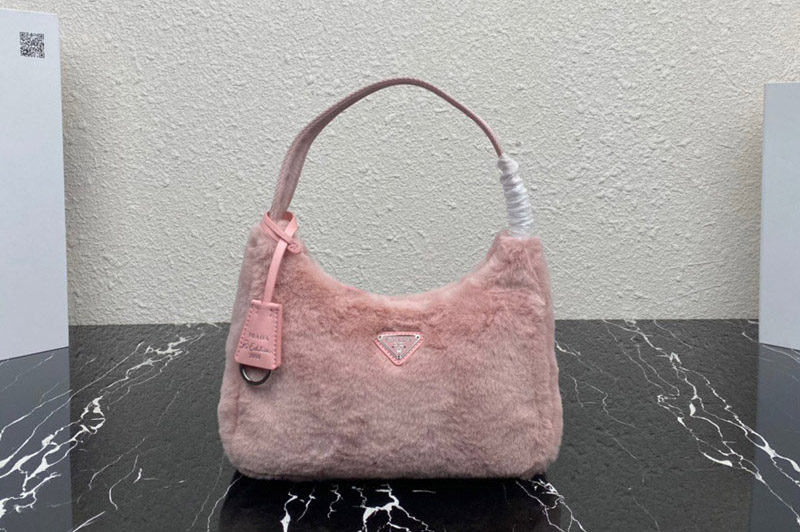 Prada 1NE515 Re-Edition 2000 Terry mini-bag in Pink Terry