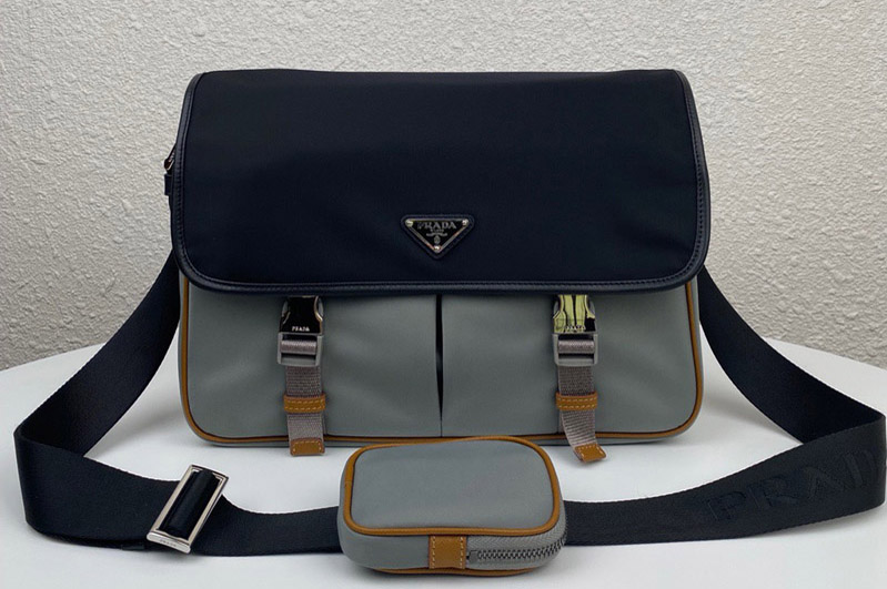 Prada 2VD768 Re-Nylon and Saffiano leather shoulder bag