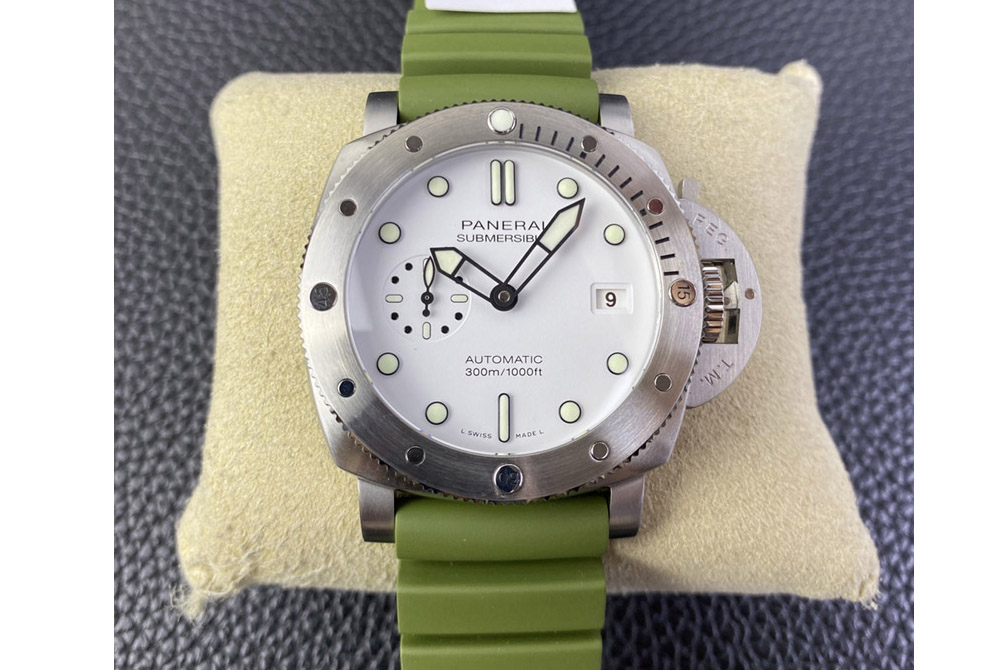 Panerai PAM1226 Y SBF 1:1 Best Edition White Dial on Green Nylon Strap P900