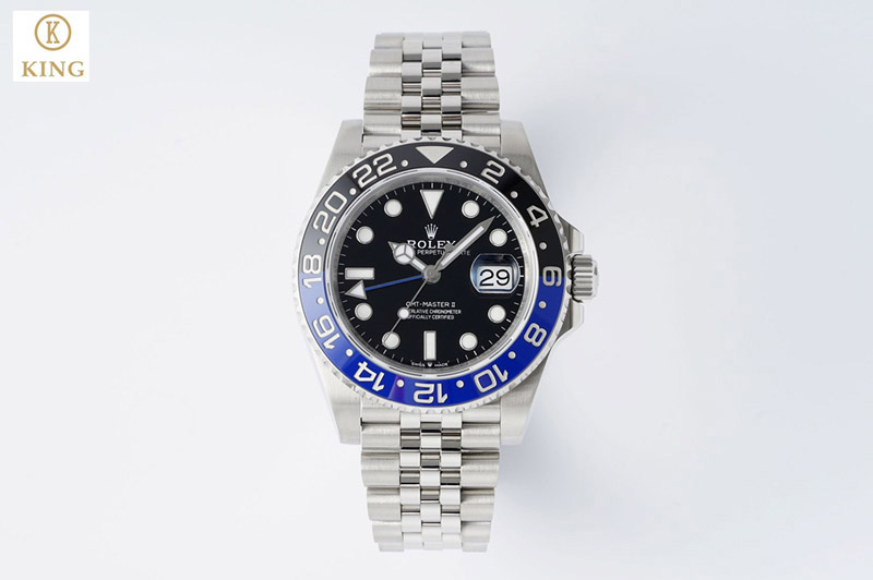 Rolex GMT Master II 126710 BLNR 904L SS KING Factory 1:1 Best Edition on Jubilee Bracelet K3285 CHS