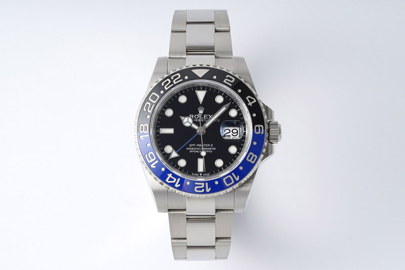 Rolex GMT Master II 126710 BLNR 904L SS KING Factory 1:1 Best Edition on Oyster Bracelet K3285 CHS