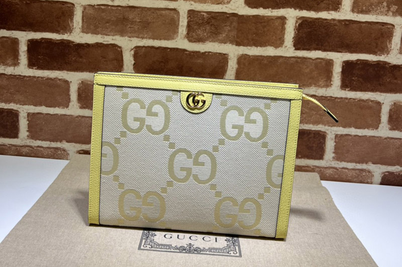 Gucci 625549 Ophidia pouch Bag in GG Supreme canvas