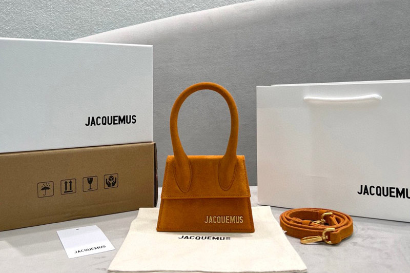 Jacquemus Signature mini handbag in Tan Leather