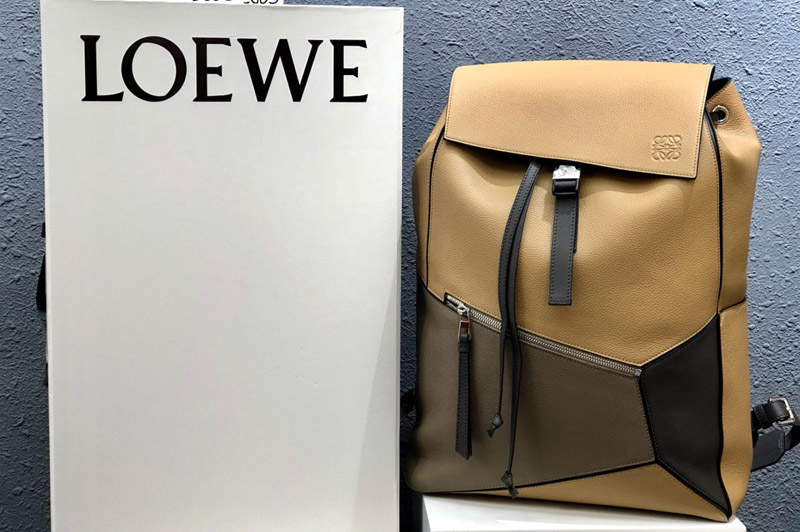 Loewe Puzzle Backpack in Multicolor Leather