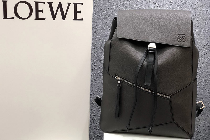 Loewe Puzzle Backpack in Coffee Leather