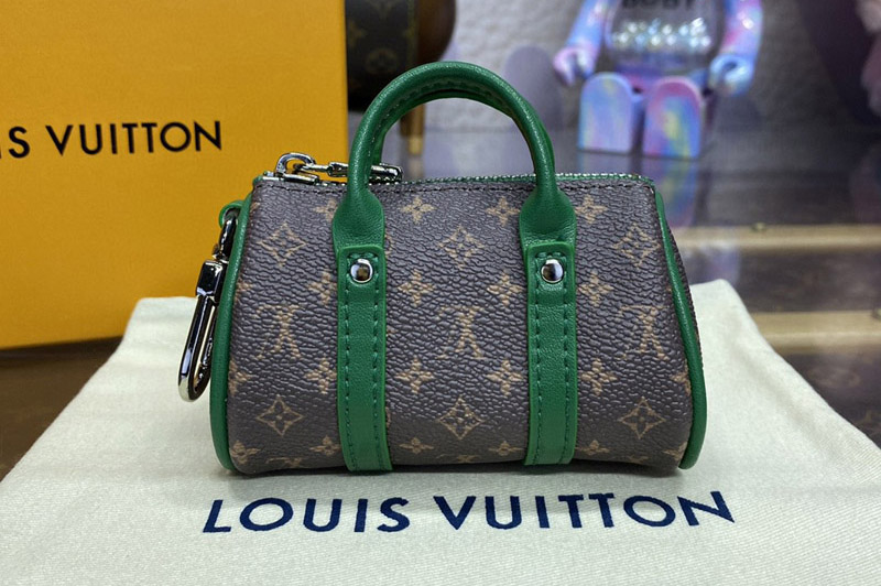 Louis Vuitton M01518 LV Colormania Mini Keepall Pouch in Monogram canvas With Green