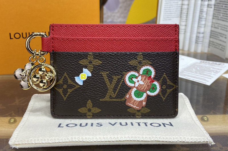 Louis Vuitton M12215 LV LV Charms Card Holder in Monogram Canvas
