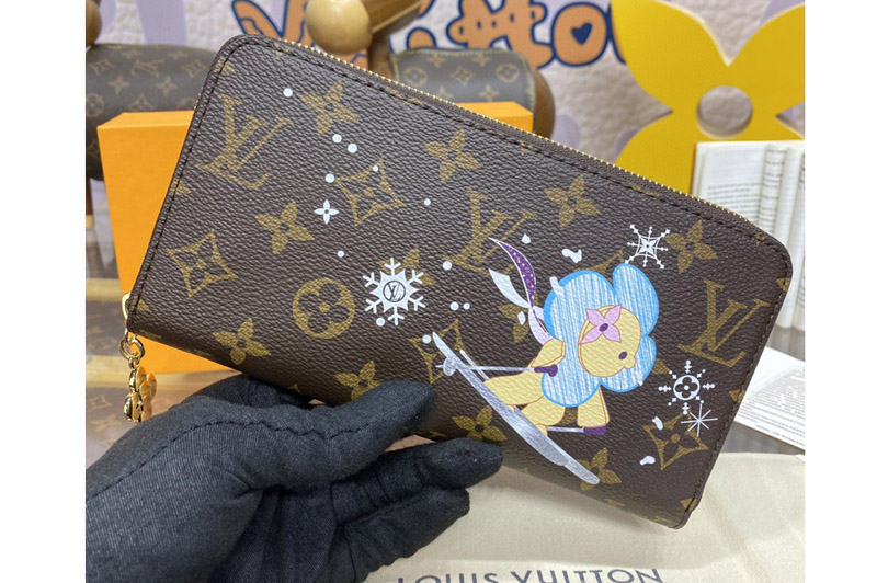 Louis Vuitton M12223 LV Zippy Wallet in Monogram Canvas