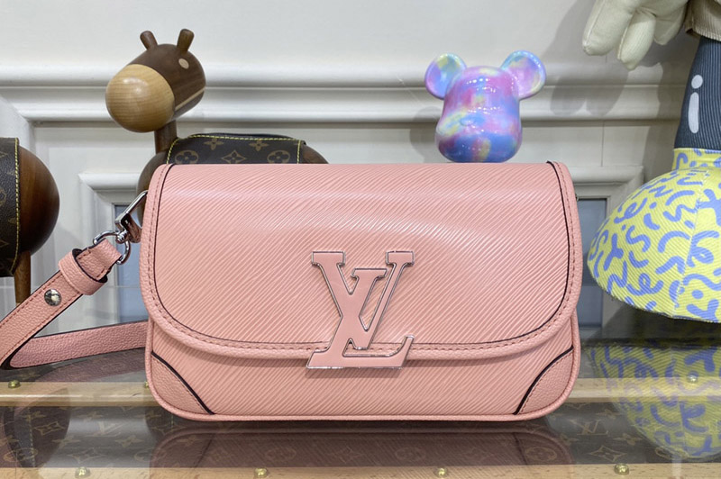 Louis Vuitton M20987 LV Buci cross-body bag in Pink Epi Leather