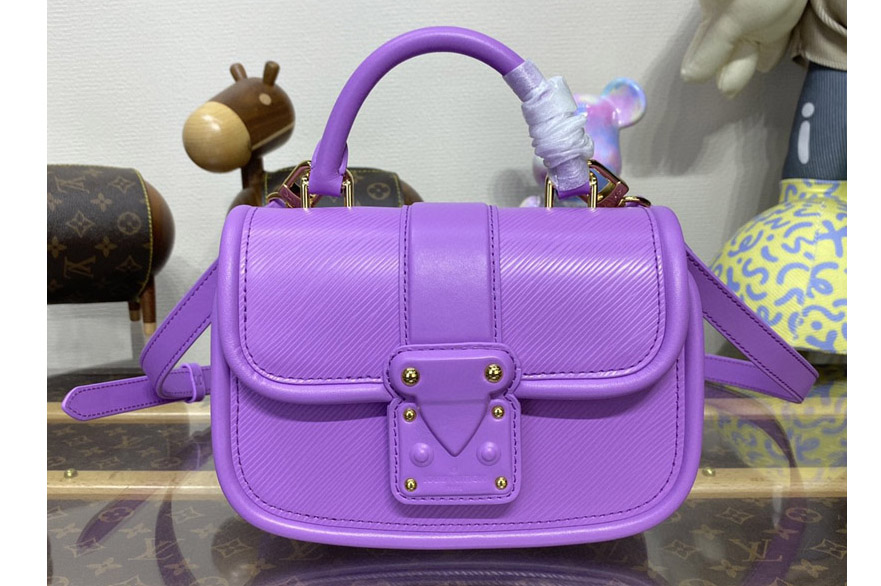 Louis Vuitton M22721 LV Hide and Seek bag in Lilas Provence Lilac Epi leather