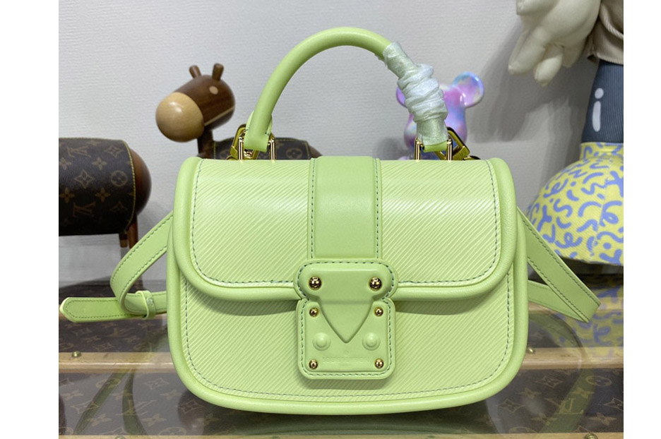Louis Vuitton M22725 LV Hide and Seek bag in Vert Noto Green Epi leather