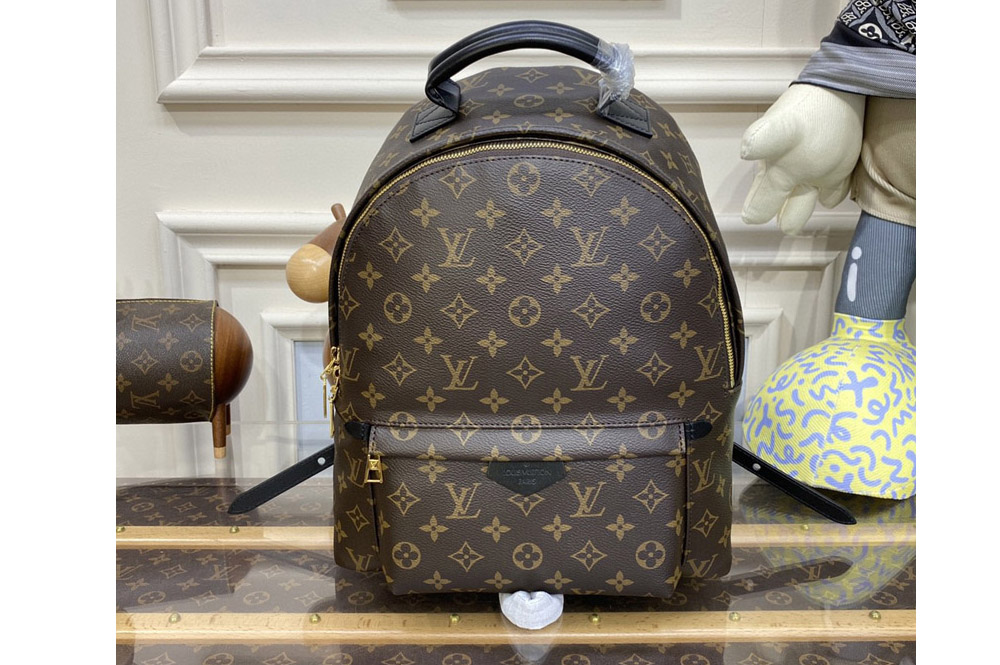 Louis Vuitton M44874 LV Palm Springs MM backpack in Monogram coated canvas