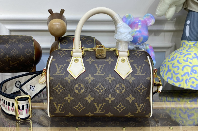 Louis Vuitton M46234 LV Speedy Bandouliere 20 handbag in Monogram coated canvas