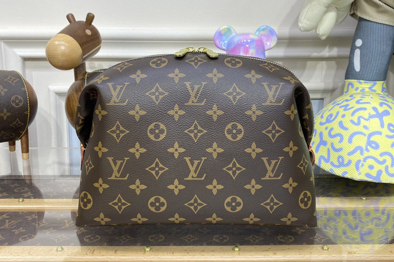 Louis Vuitton M46458 LV Cosmetic Pouch in Monogram coated canvas