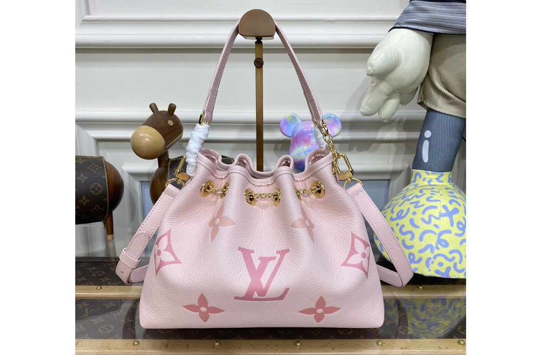 Louis Vuitton M46492 LV Summer Bundle handbag in Pink Monogram Empreinte leather
